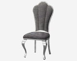 Belvedare Set of 4Pc Dining chairs Regal Shall Back With Option of Gold or Silver Frame