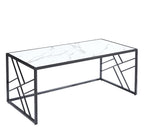 Oval MDF Coffee Table With Side Table Black, Grey or White Coffee Table, Nest Table with Optional  Side Tables