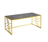 Oval MDF Coffee Table With Side Table Black, Grey or White Coffee Table, Nest Table with Optional  Side Tables