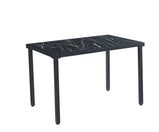 Oval MDF Dining Table In Black, Grey or White with Optional Black Or Gold Frame (Table Only)