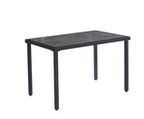Oval MDF Dining Table In Black, Grey or White with Optional Black Or Gold Frame (Table Only)