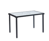 Oval MDF Dining Table In Black, Grey or White with Optional Black Or Gold Frame (Table Only)