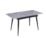 SCORPIO EXTENDABLE DINING TABLE IN SINTERED CERAMIC STONE IN BLACK, GREY OR WHITE (Copy)