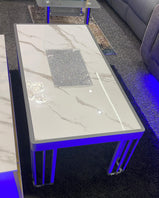 Windsor Black, Grey Coffee Table with Optional Gold Or Black Frame