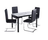 Amber Sintered Ceramaic Stone Black, Grey or White Dining Table