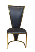 Dragon Dining Chairs With Option Of Gold Or Silver Frame