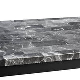 7STAR LUCY high gloss MDF marble effect COFFEE TABLE AVAILABLE IN Wenge, Grey and charcoal Black
