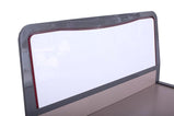7 STAR LED White-grey Nick Bed High Gloss Luxury With Storage Ottoman Bed in Double and King size Dresser Bedside Avaialble
