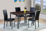 RUBY high gloss marble effect DINING TABLE in charcoal BLACK, BROWN, GREY and wenge