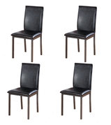 7STAR Bella Dining chairs Faux Leather foam padded strong metal frame box of 4pc or 6pc