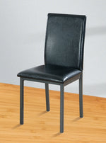 7STAR Bella Dining chairs Faux Leather foam padded strong metal frame box of 4pc or 6pc